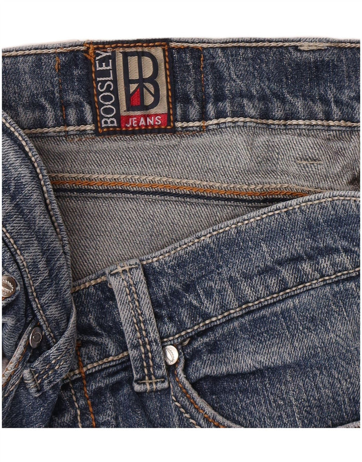 BOOSLEY Womens Denim Shorts W30 Medium  Blue