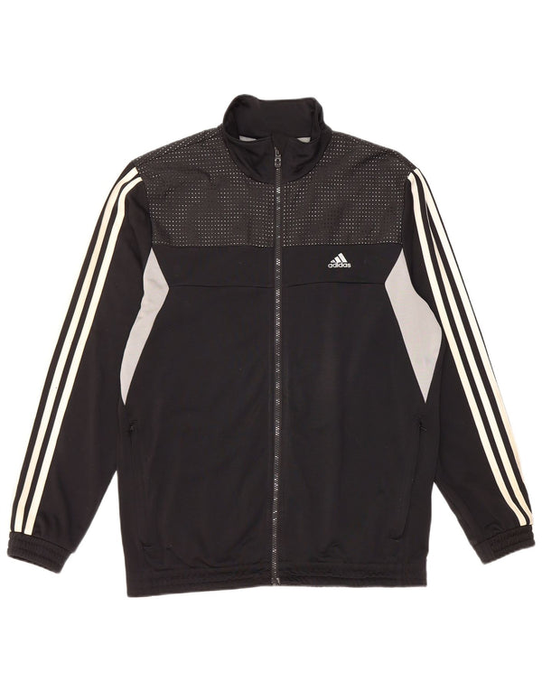 Adidas Veste de survêtement pour homme UK 38/40 Noir moyen Colourblock