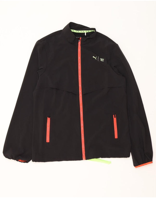 Puma Veste de Survêtement Homme Noir Moyen Polyester