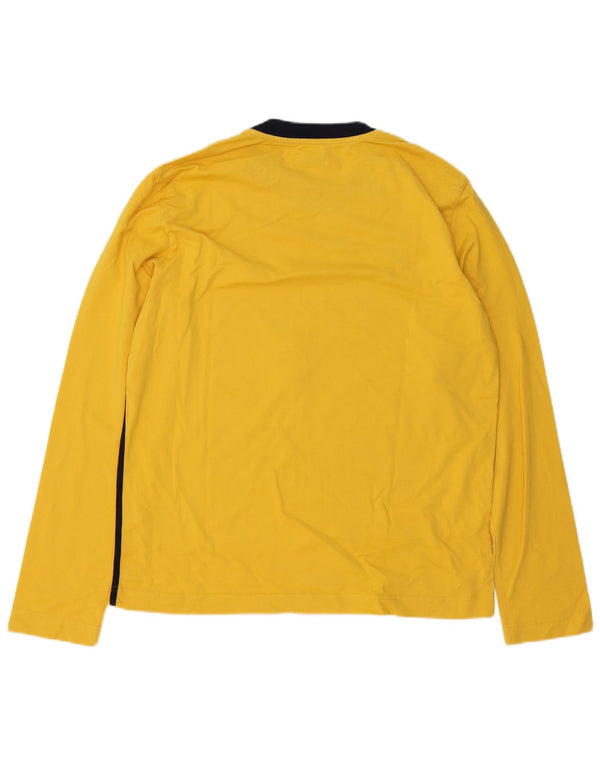 Gas Haut Graphique Homme Manches Longues XL Jaune Colorblock