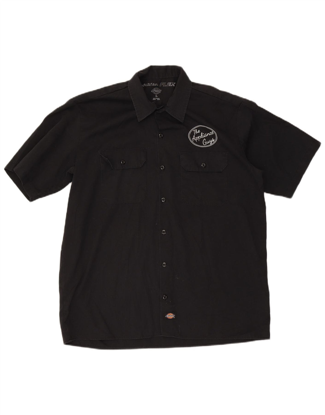 Dickies Chemise graphique à manches courtes pour homme Large Noir Polyester