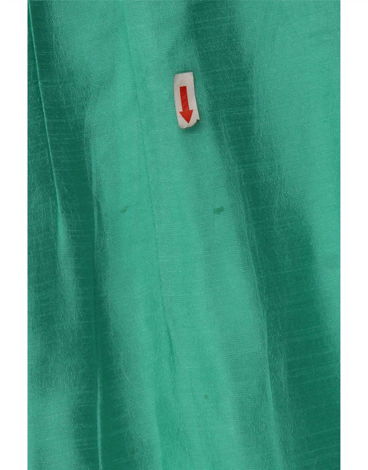 vintage Femme Maxi Robe UK 8 Petit Vert