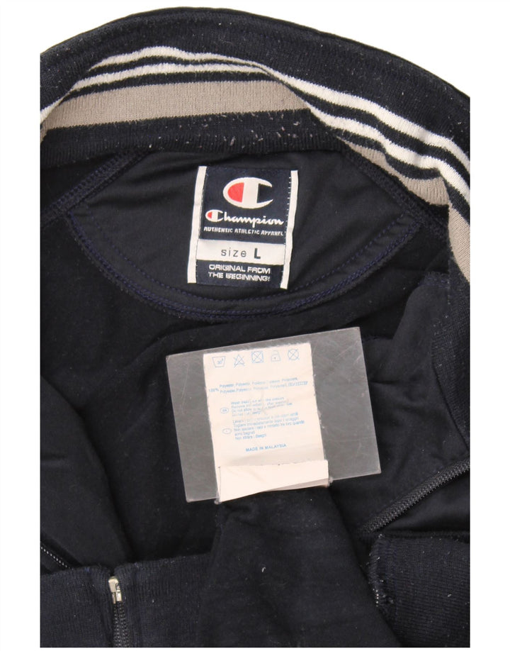 Champion Veste de survêtement pour homme Taille L Bleu marine Polyester