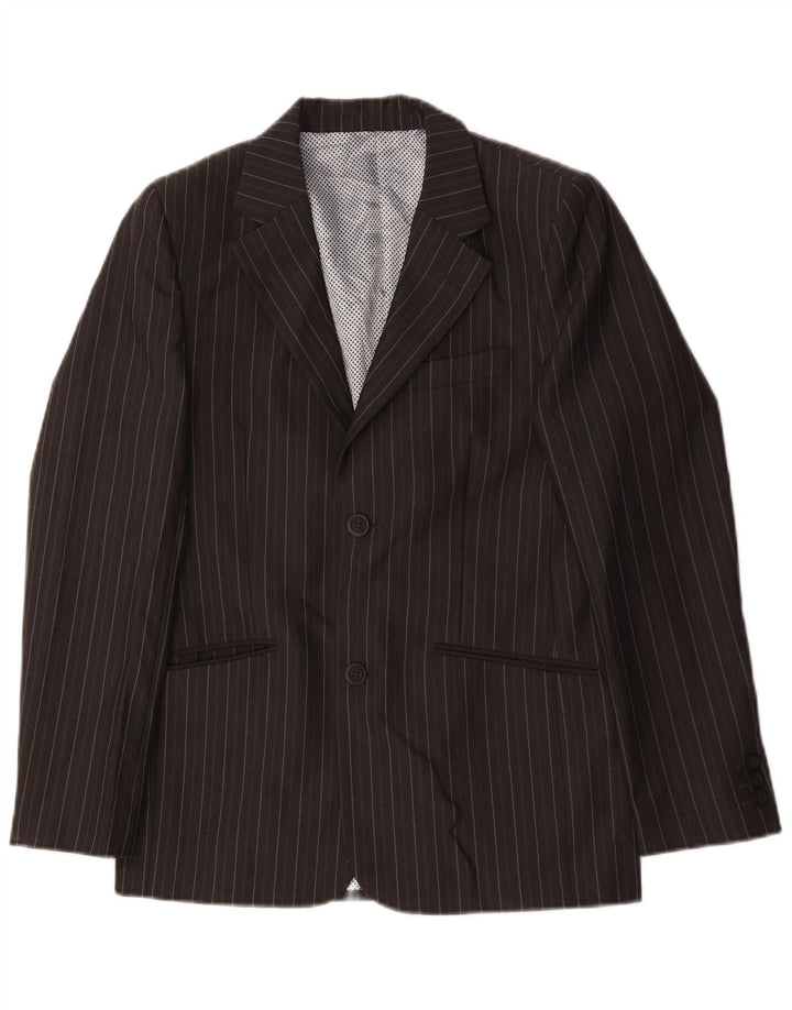 Marks & Spencer Veste blazer autographe pour garçon 12-13 ans Gris fines rayures