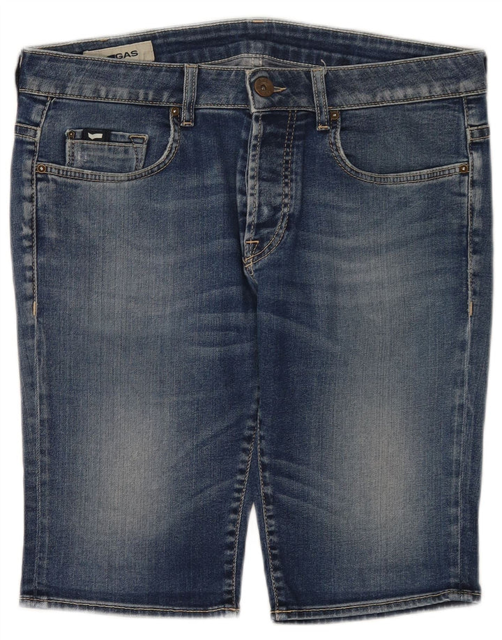 Gas Short en Jean Femme W34 Grand Bleu Coton