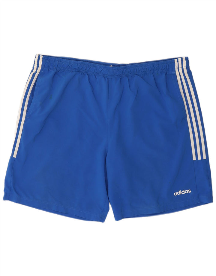 ADIDAS Short de sport pour hommes 2XL Bleu Polyester