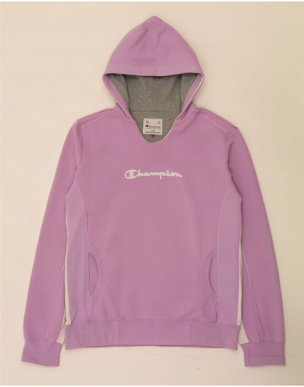 Champion Pull à capuche Heritage Classics pour femme UK 18 XL Violet Colourblock
