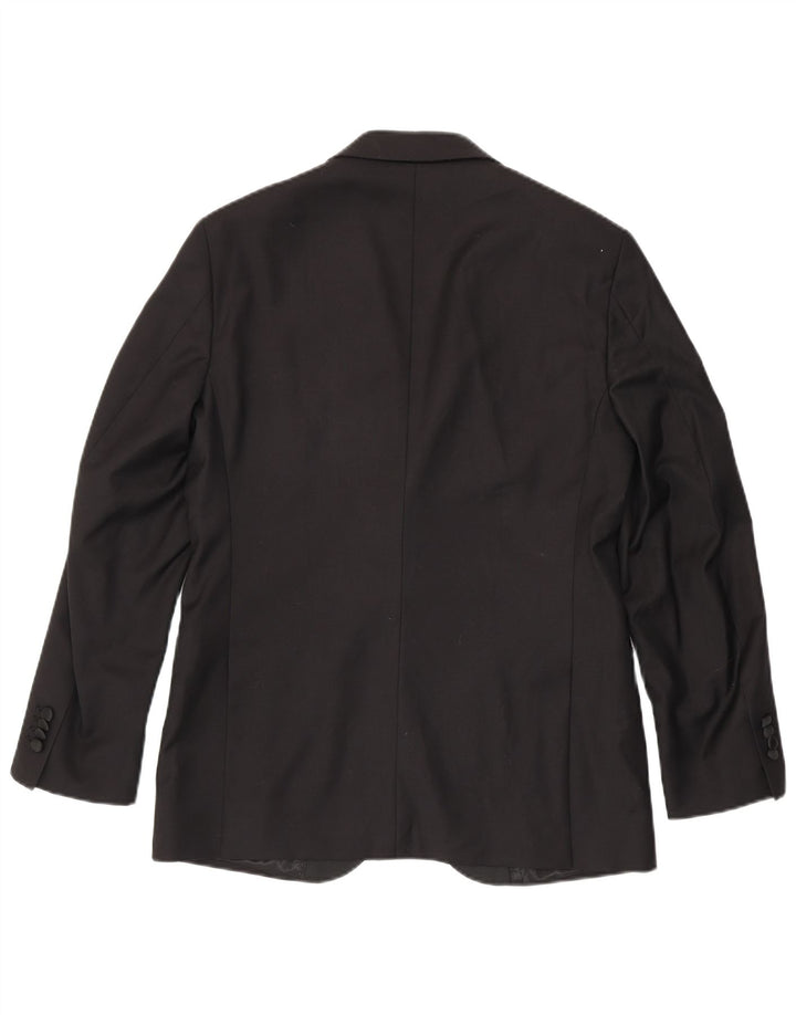 Gutteridge Veste Blazer 1 Bouton Homme IT 48 Laine Noir Moyen