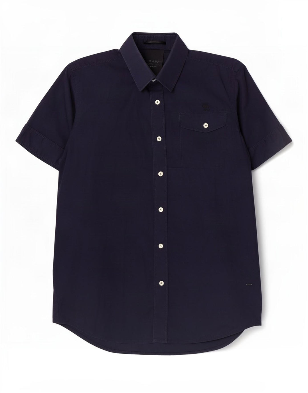 G-Star Chemise à manches courtes homme bleu marine moyen coton