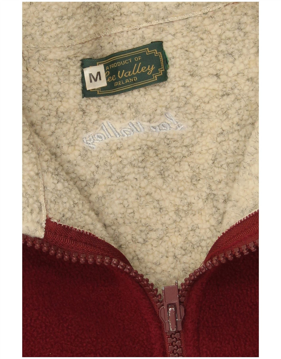 Lee Valley Veste polaire coupe ample pour homme UK 38 Medium Bordeaux