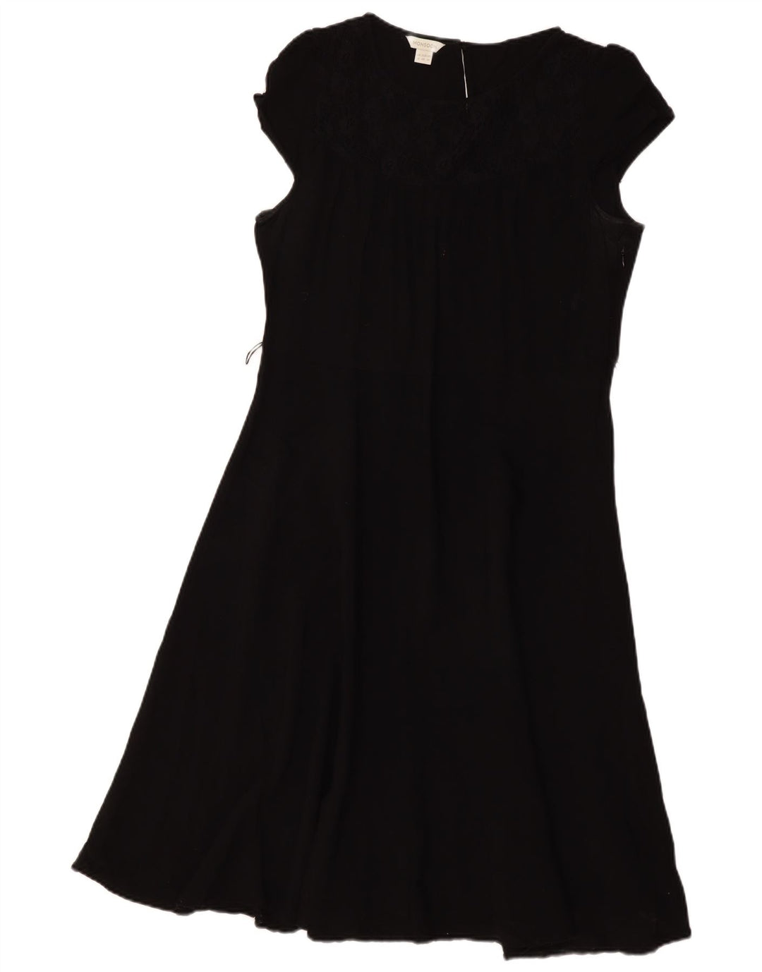 MONSOON Robe trapèze pour femme UK 18 XL Coton noir