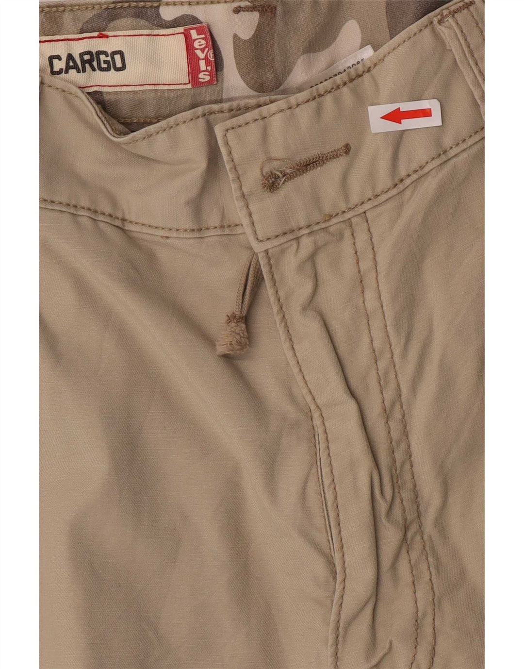 Levi's Short Cargo Homme Medium W32 Kaki Coton