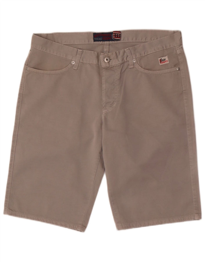 Roy Rogers Short décontracté pour homme W32 en coton gris moyen