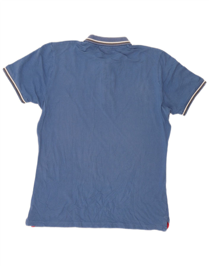 Fila Polo Homme Large Bleu Rayé