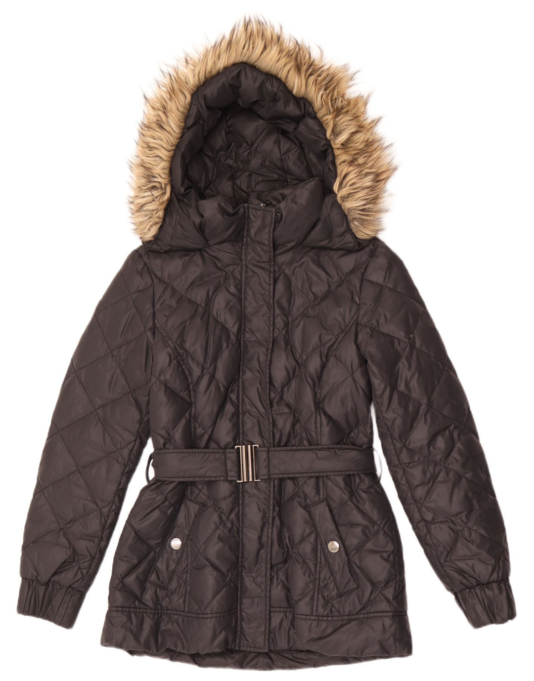 ESPRIT Veste matelassée à capuche pour femme UK 10 Small Noir