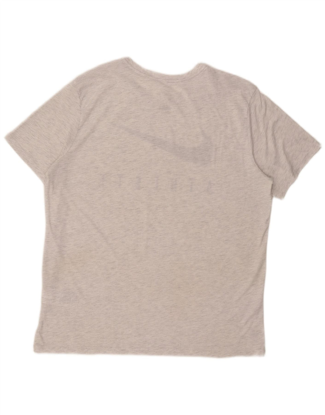 Nike Mens Athletic Cut Graphic T-Shirt Top XL Gris Moucheté Polyester
