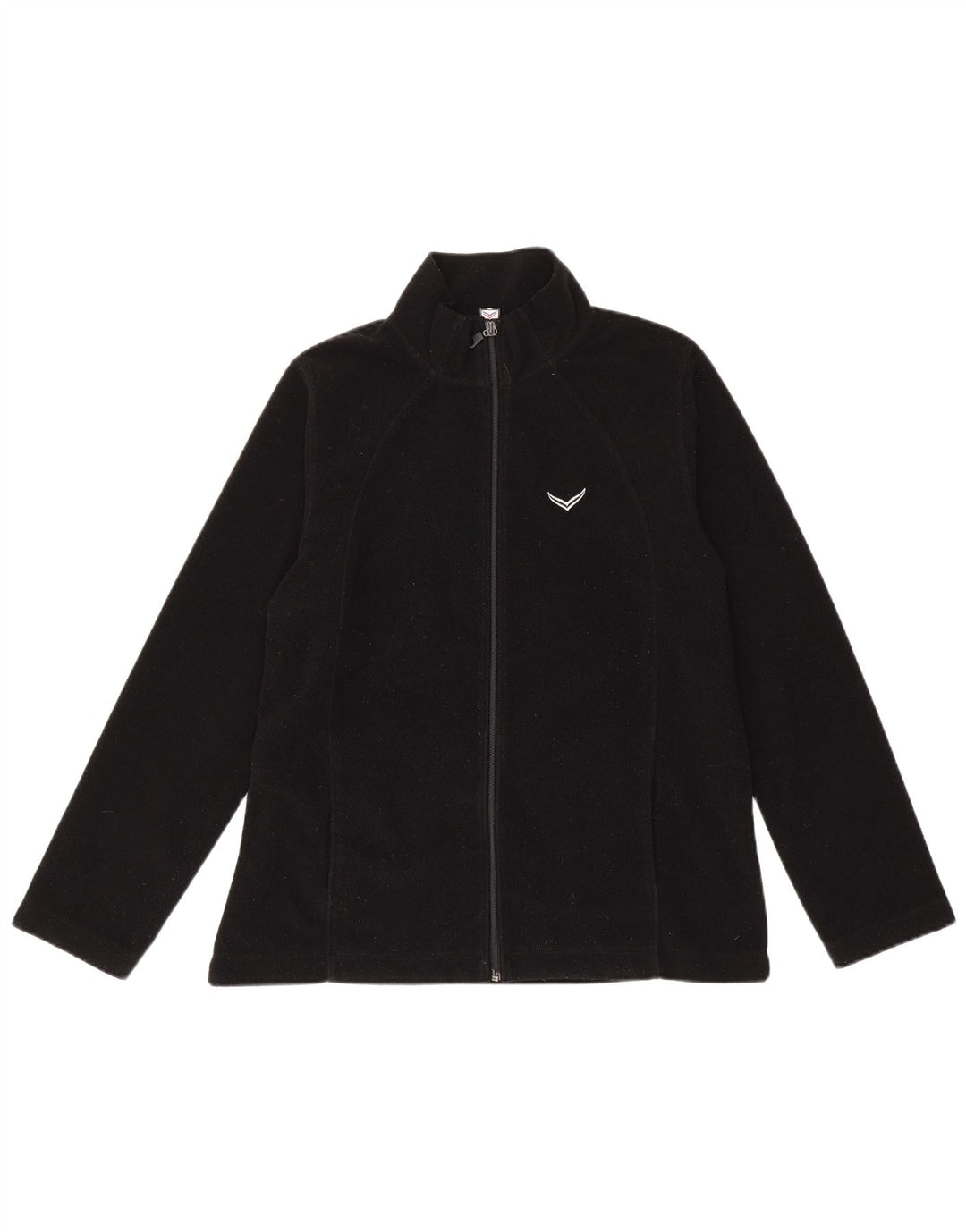 Trigema Veste polaire pour femme UK 16 Large Noir Polyester