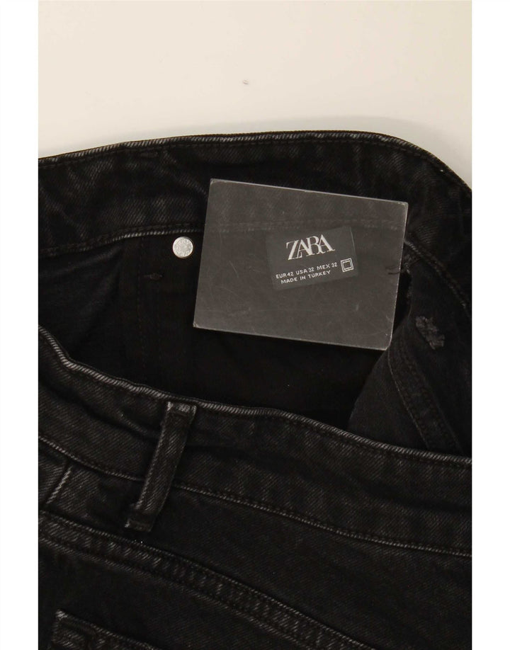 Zara Short en jean pour homme EU 42 Large W32 Noir