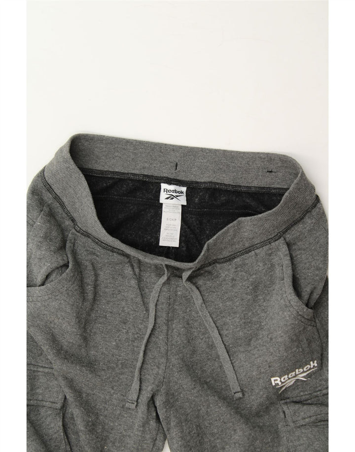 REEBOK Mens Cargo Tracksuit Trousers Joggers Small  Grey Cotton Vintage Reebok and Second-Hand Reebok from Messina Hembry 