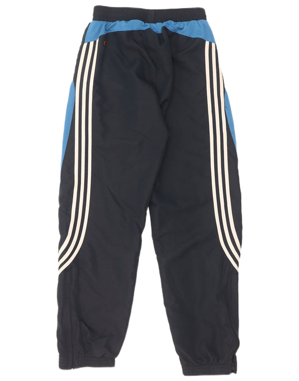 Adidas Pantalon de survêtement pour homme Taille S Bleu marine Colourblock