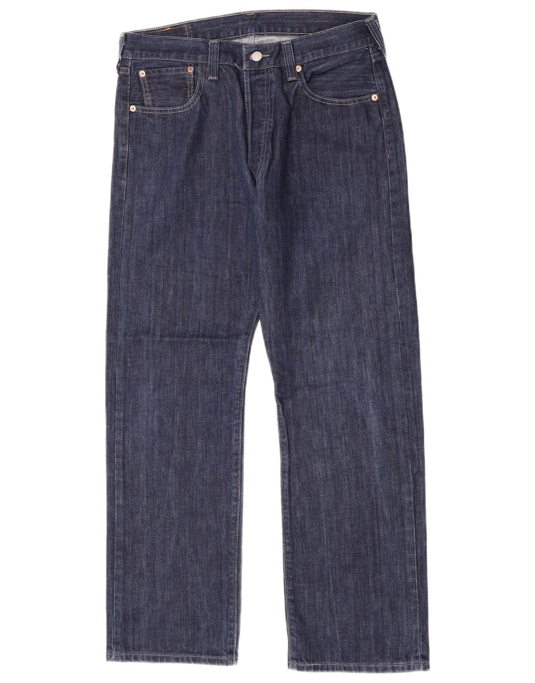 Levi's Jean Droit 501 Homme Bleu Marine W36 L30 Coton