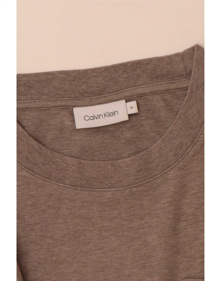 Calvin Klein T-Shirt Homme Marron Moyen