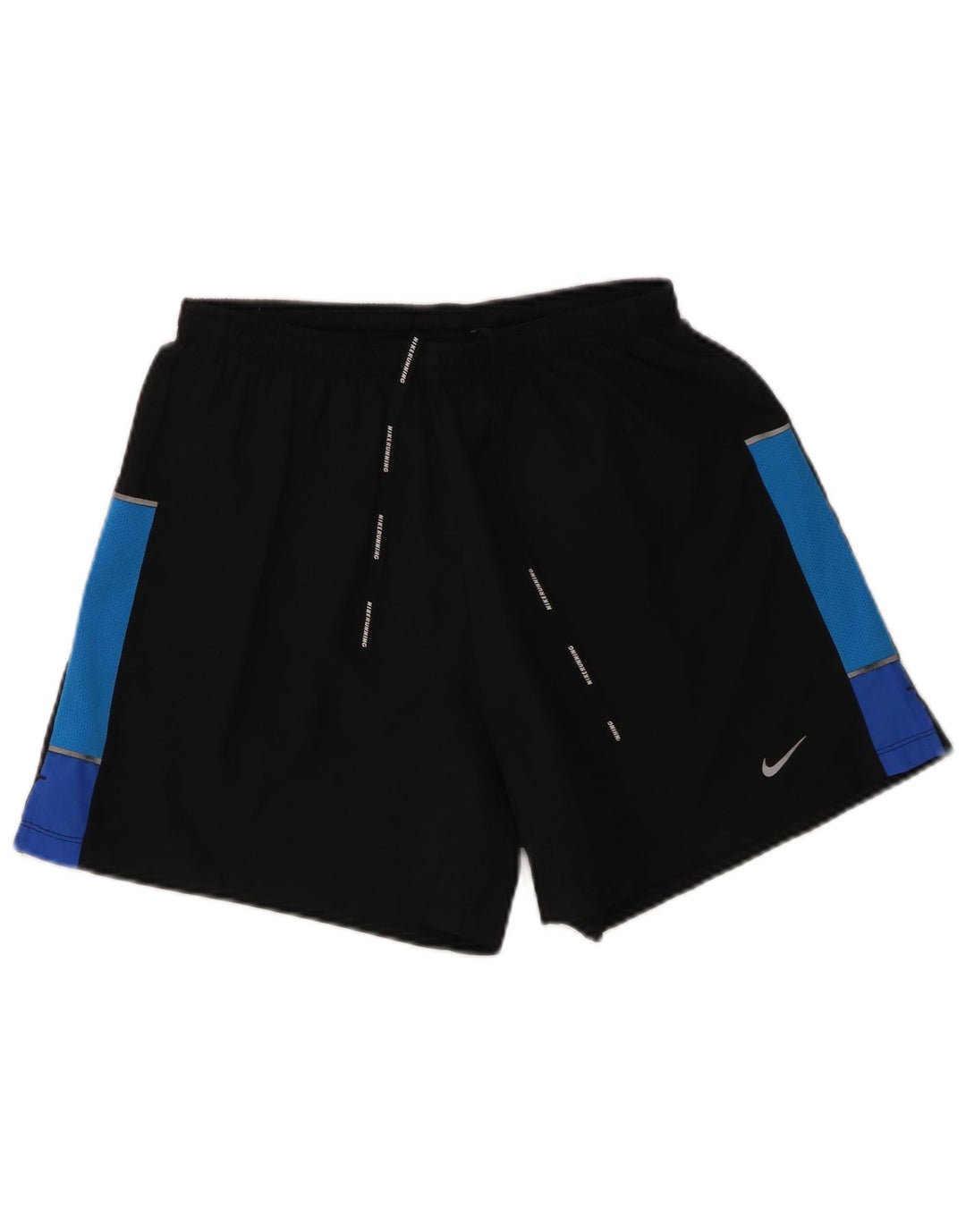 Nike Short de sport Dri Fit pour homme en polyester color block noir moyen