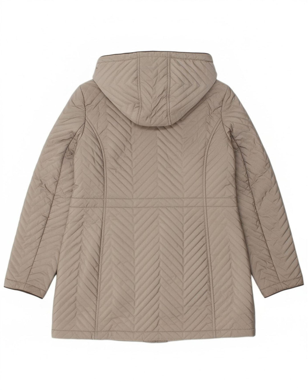 Dkny Manteau matelassé pour femme UK 16 Large Gris