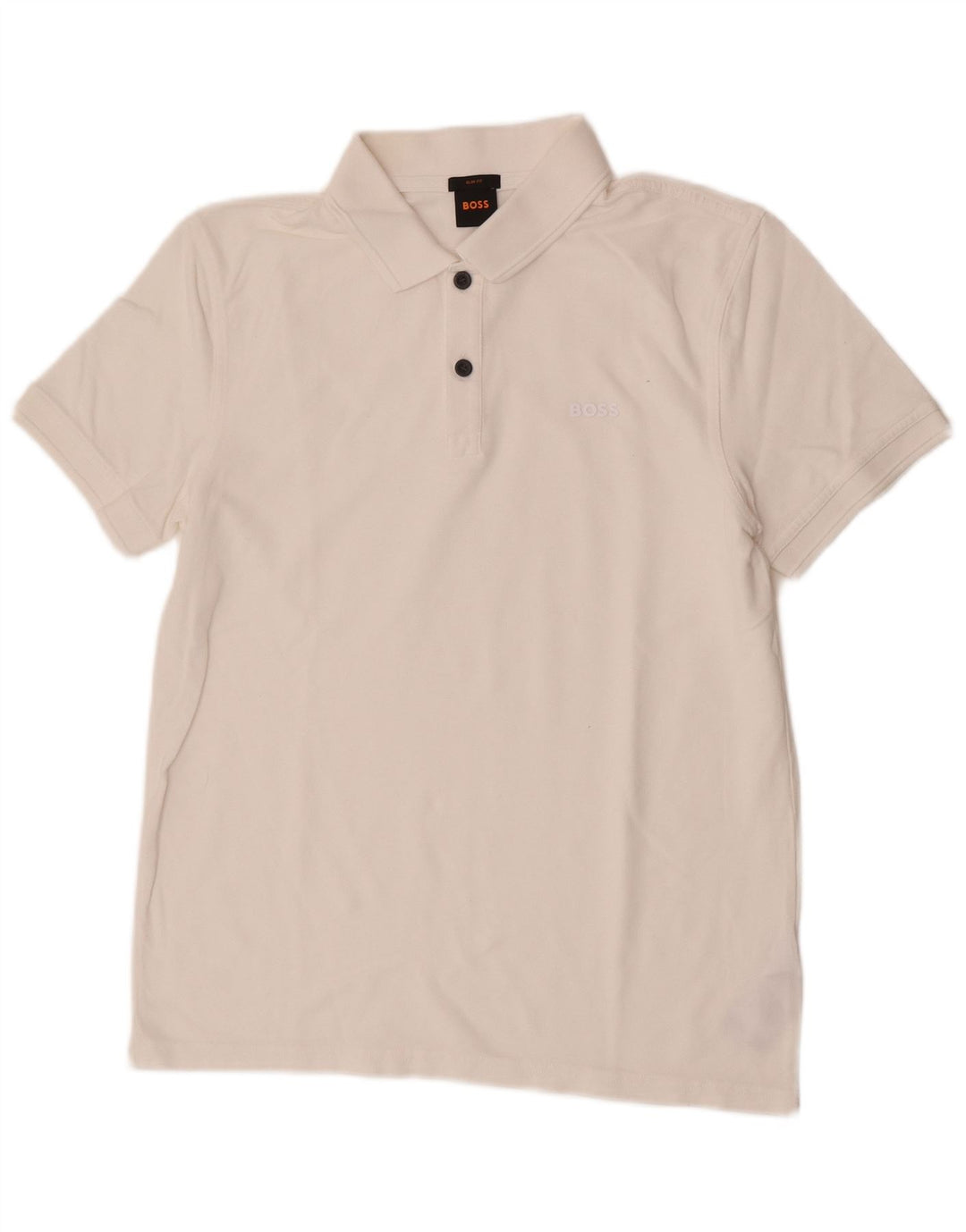 Hugo Boss Polo Slim Fit en coton blanc moyen