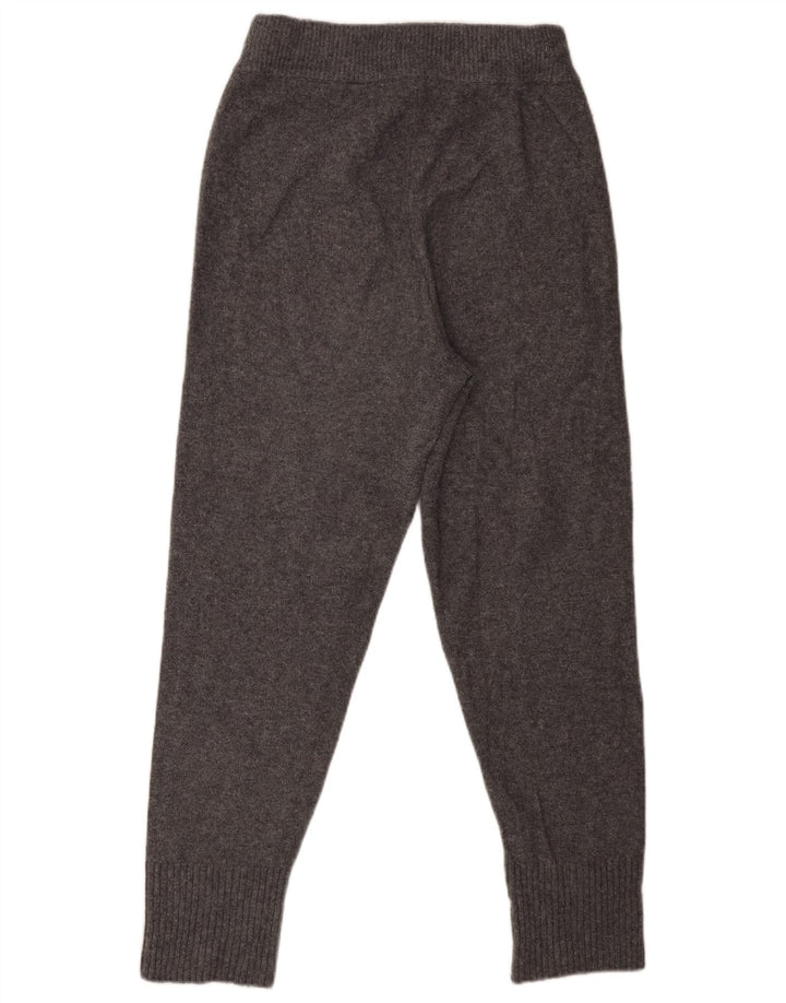 Pantalon de survêtement Zara Femme Joggers UK 10 Small Gris Polyester
