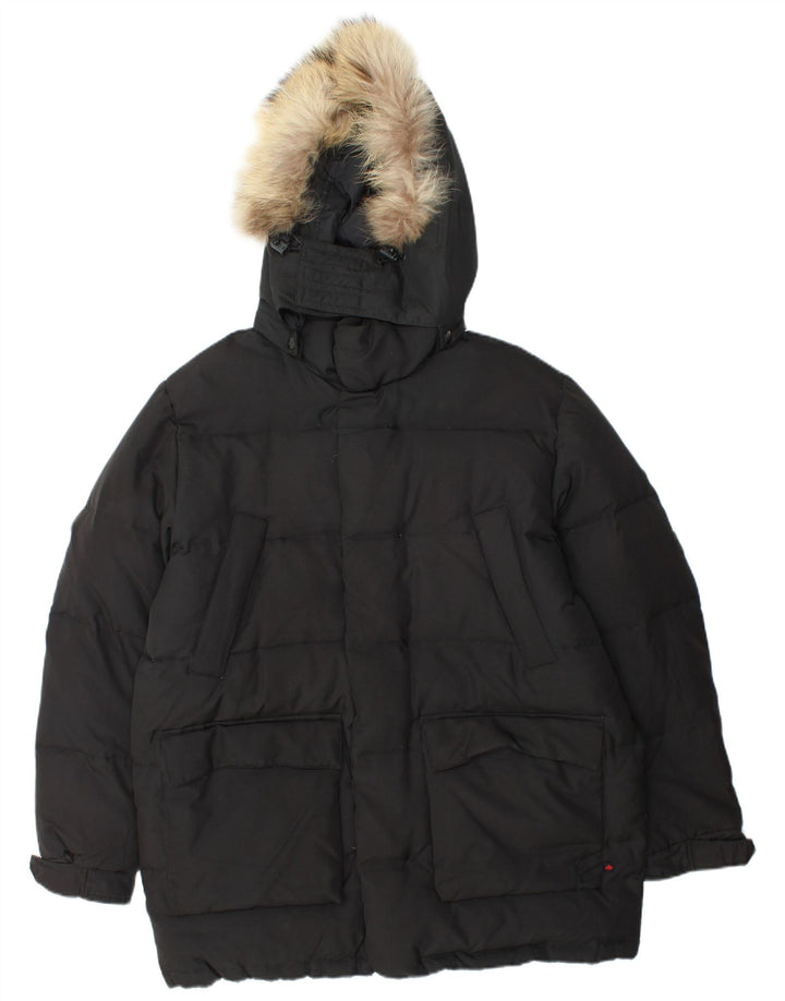 Dubin Veste matelassée à capuche pour homme UK 38 Medium Noir Polyester
