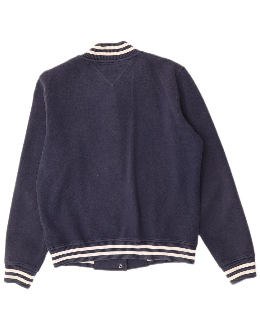 Tommy Hilfiger Veste Varsity surdimensionnée pour femme UK 10 Small Bleu marine