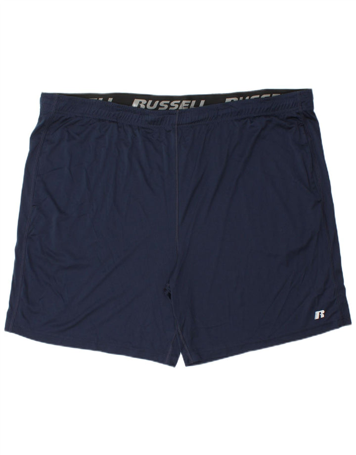 RUSSELL ATHLETIC Short de sport Dri-Power pour homme 2XL Bleu marine Polyester