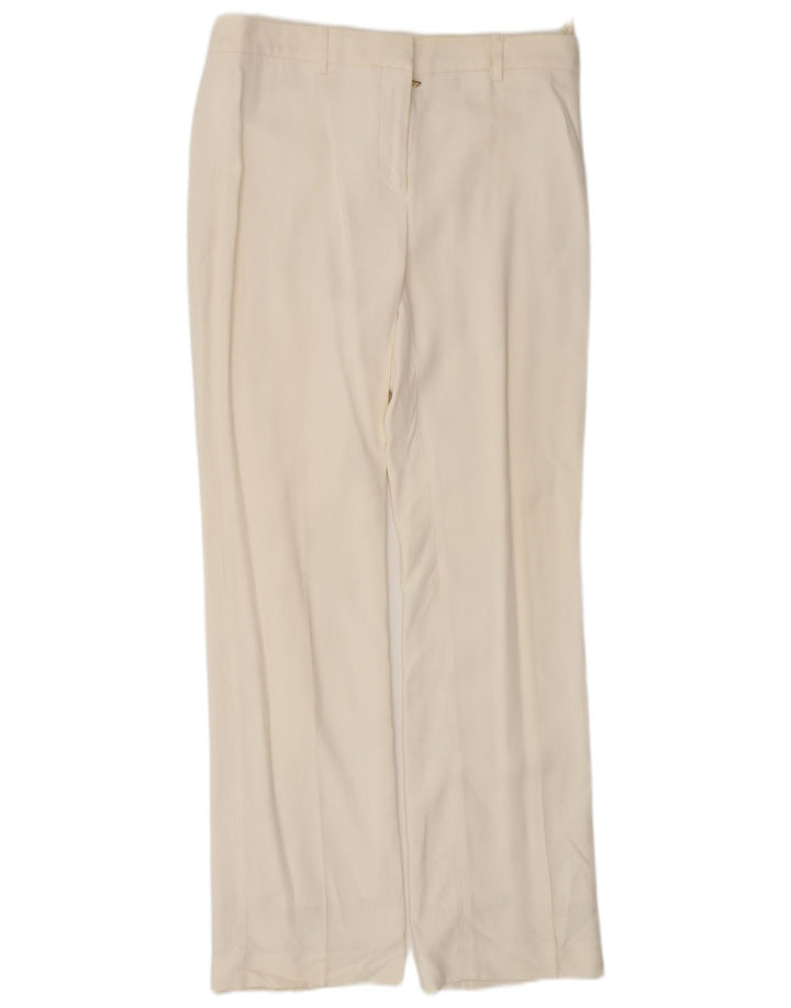 GIVENCHY Pantalon décontracté femme EU 38 Medium W30 L30 Blanc Classique