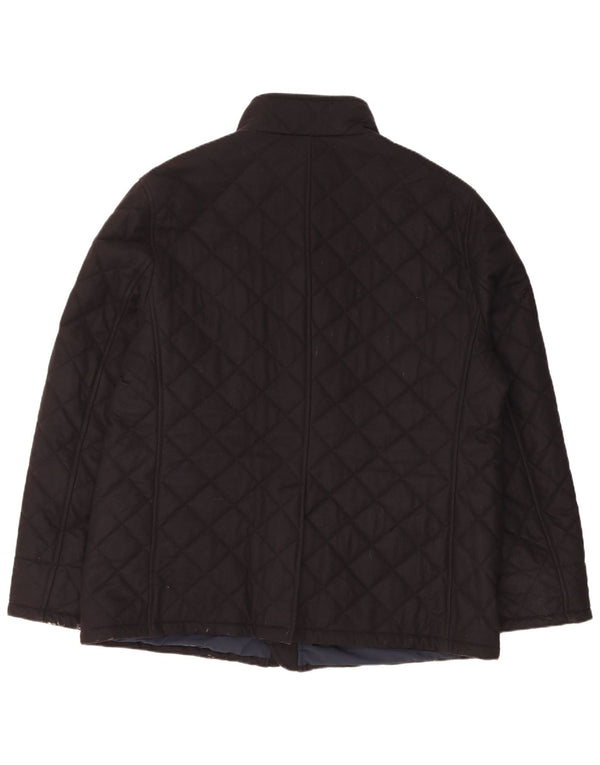 veste matelassée homme vintage IT 60 4XL Laine Bleu Marine
