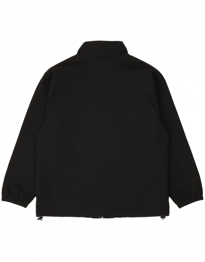 KAPPA Mens Reversible Jacket UK 36 Small Black Colourblock Polyester