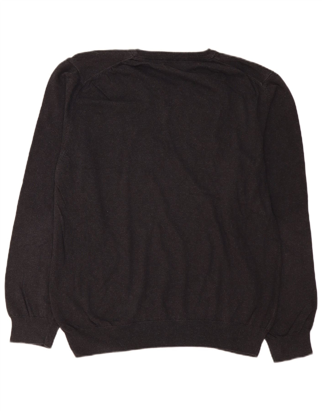 GANT Pull col V Femme XL Gris Coton