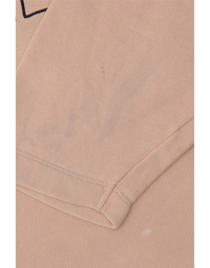 Benetton Sweat-shirt surdimensionné graphique pour femme UK 14 Rose moyen