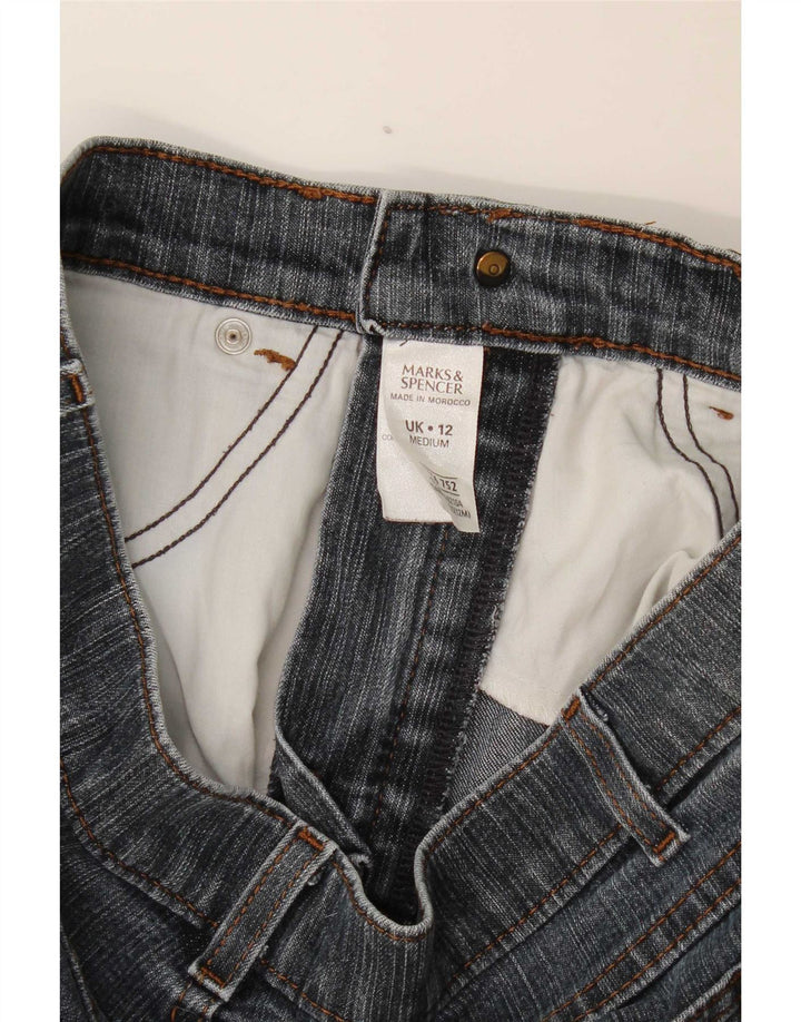 Marks & Spencer Jean bootcut pour femme UK 12 Medium W30 L30 Bleu Coton