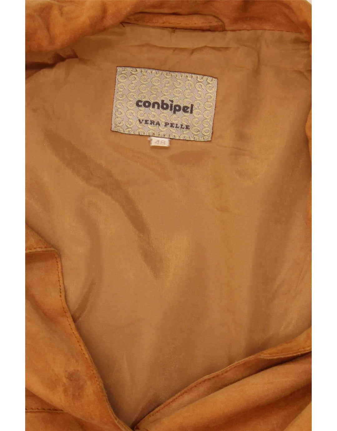 Conbipel Veste Oversize En Daim Femme IT 48 XL Cuir Marron