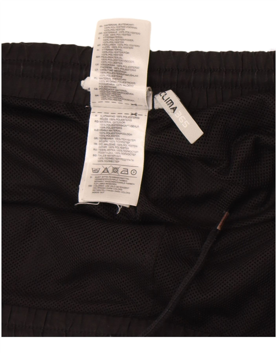 Adidas Short de Sport Clima 365 Homme Noir Moyen Polyester Colorblock