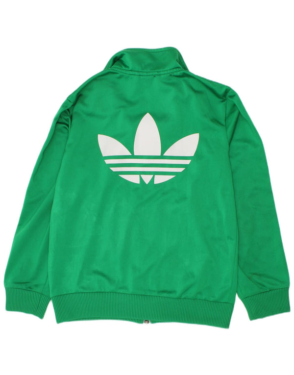 Adidas Veste de Survêtement Graphique Garçon 7-8 Ans Vert Polyester