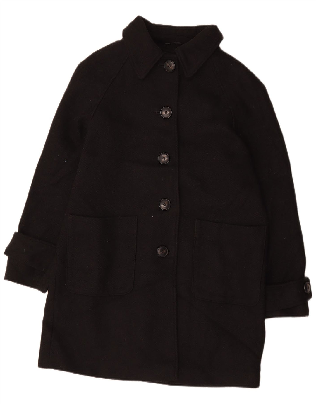 Marks & Spencer Manteau pour femme UK 14 Large Noir Polyester