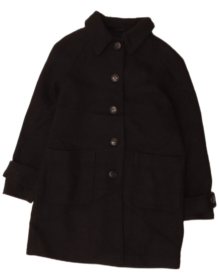 Marks & Spencer Manteau pour femme UK 14 Large Noir Polyester