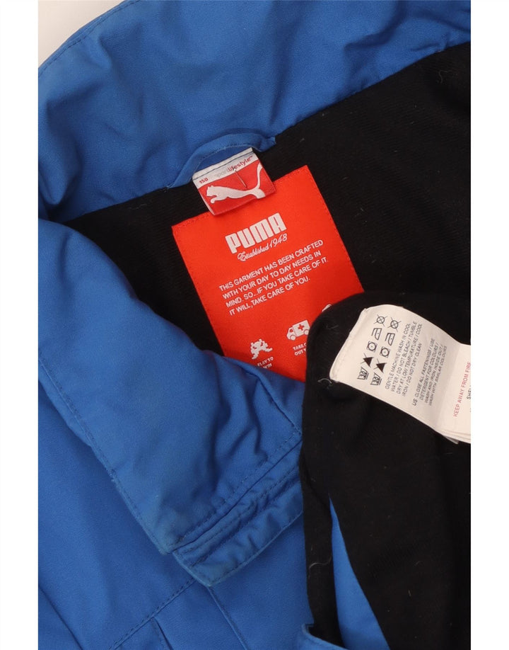 Puma Veste coupe-vent garçon 11-12 ans Bleu Polyester
