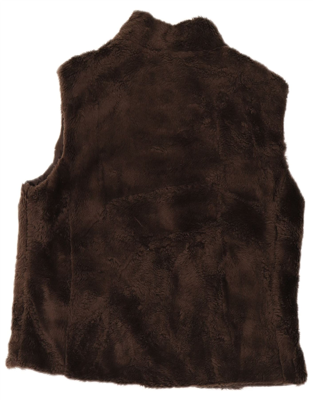 Tom Tailor Gilet Sherpa Femme UK 18 XL Marron Polyacrylique