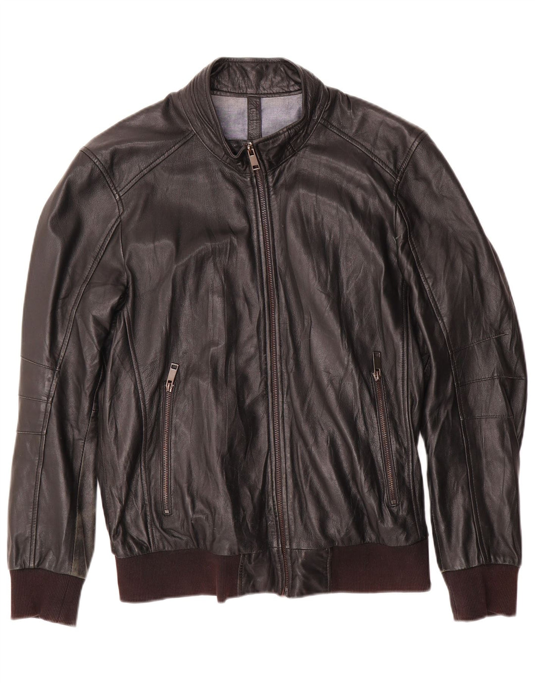 CONBIPEL Veste en Cuir Homme IT 52 Grand Cuir Noir