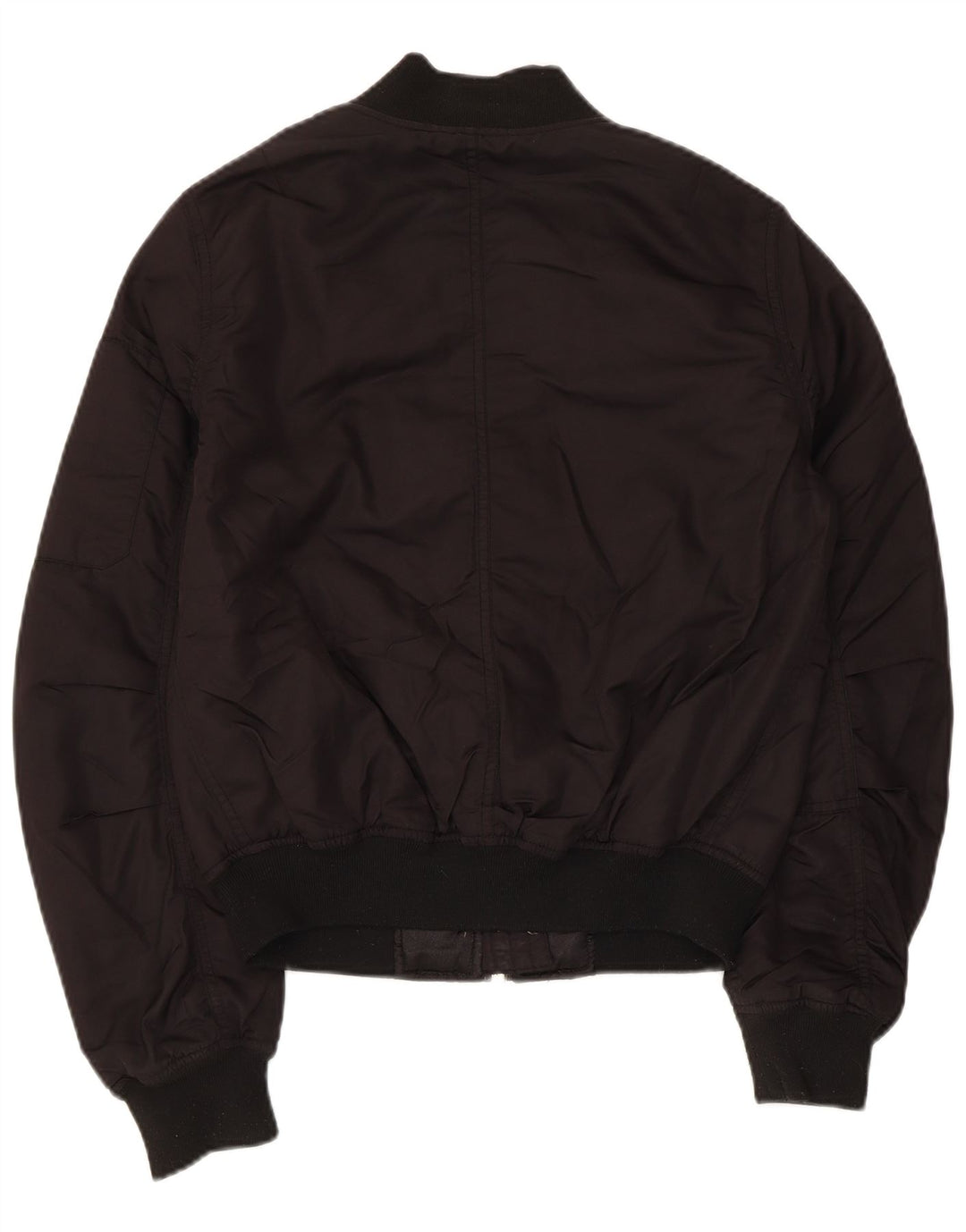 Topshop Veste bomber surdimensionnée pour femme UK 6 XS Noir Polyester