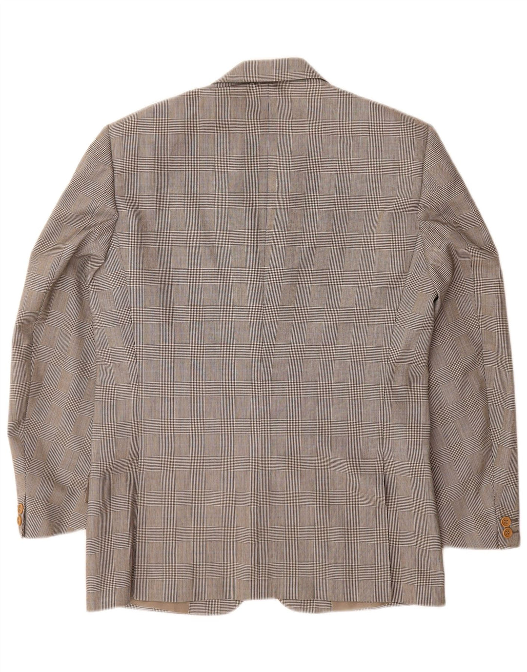 Burberrys Veste blazer à 2 boutons pour homme IT 48 en laine à carreaux gris moyen