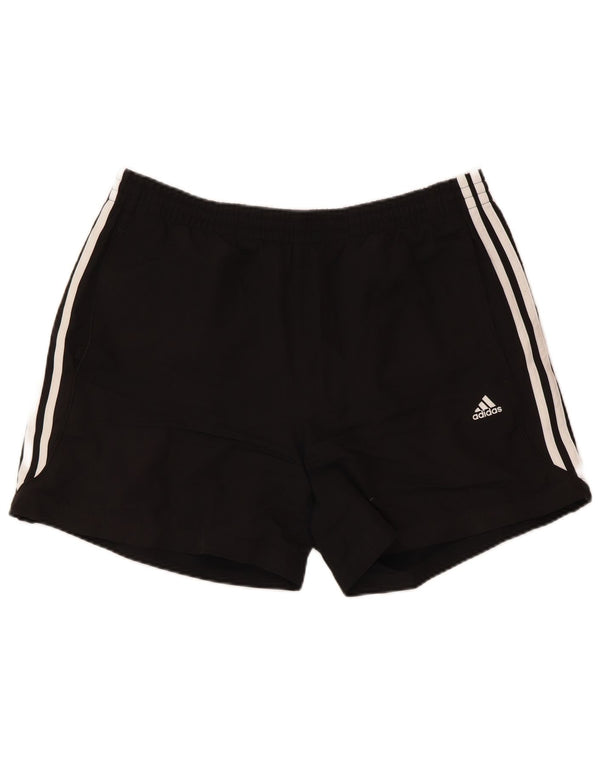 ADIDAS Short de sport Climalite pour hommes, grand, noir, polyester